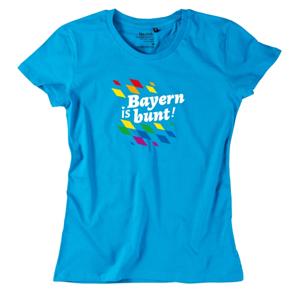 Damen-Shirt "Bayern is bunt!"