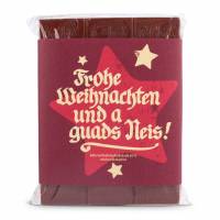 Bayerische Schokolade "Frohe Weihnachten"