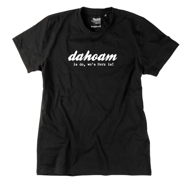 Herren-Shirt "Dahoam is do, wo's Herz is!"