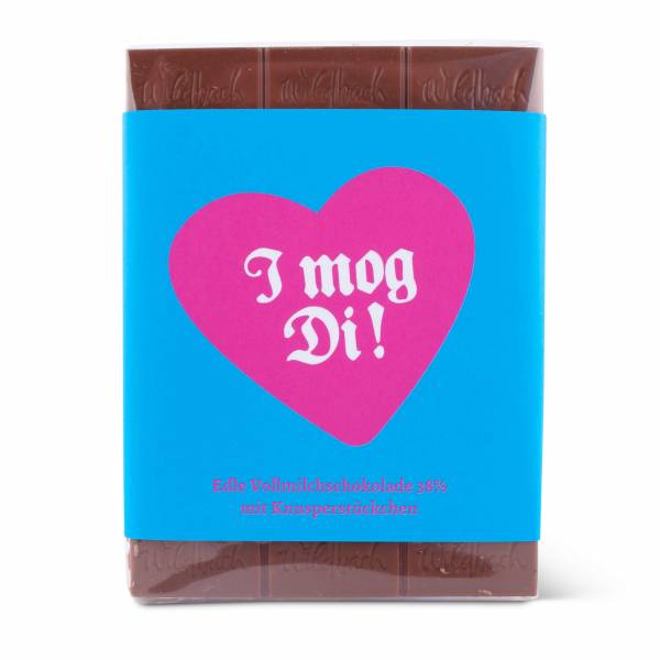 Bayrische Schokolade "I mog Di"