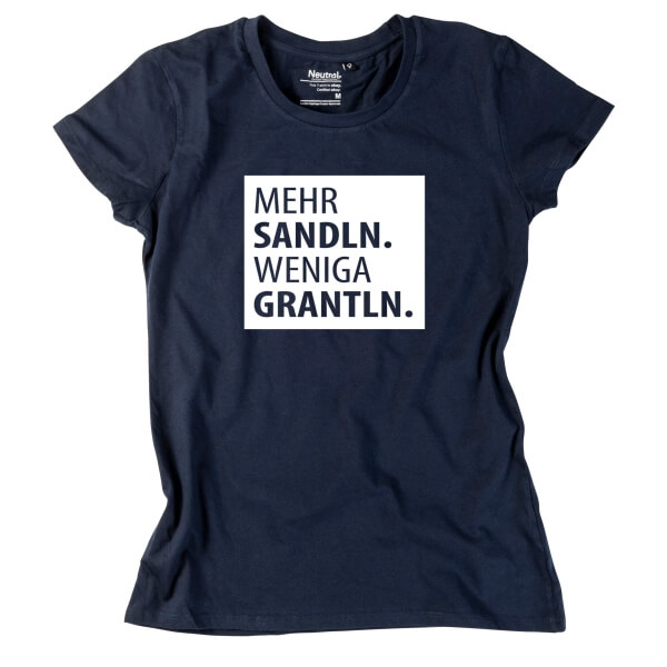 Damen-Shirt "Mehr sandln."