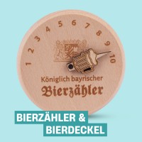 Bayerische Bierdeckel & Bierzähler