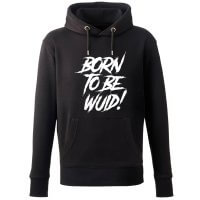 Hoodie "Born to be Wuid!" L schwarz