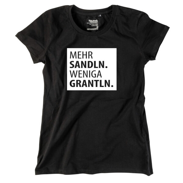 Damen-Shirt "Mehr sandln."