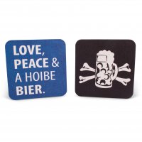 Bierfuizl "Love, Peace & A Hoibe Bier"
