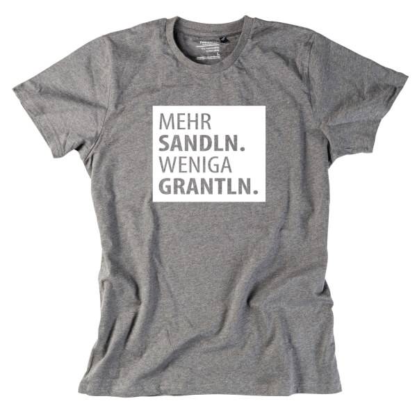 Herren-Shirt "Mehr sandln."
