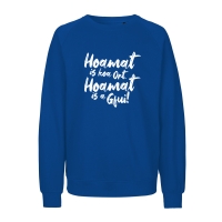 Sweatshirt "Hoamat is a Gfui!" XL royalblau