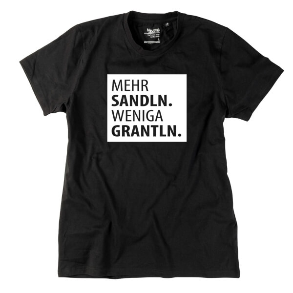 Herren-Shirt "Mehr sandln."