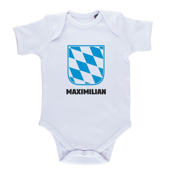 Baby Body "Wappen" mit Wunschname