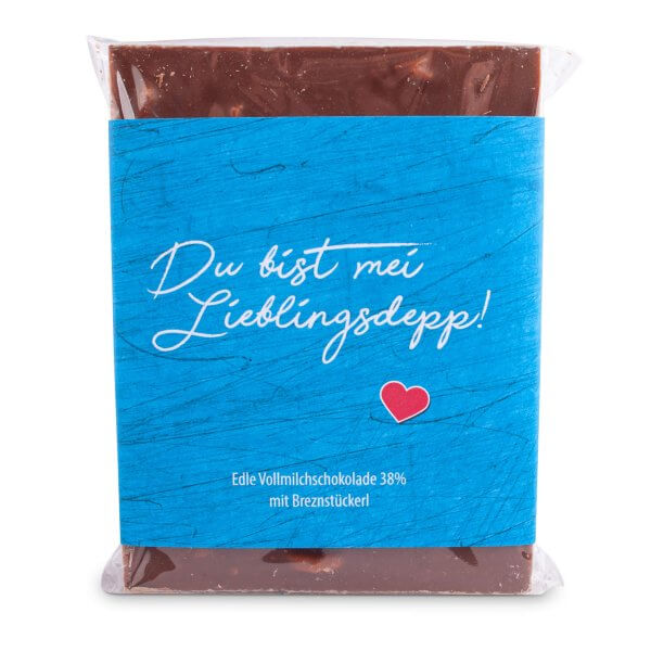 Bayrische Schokolade "Lieblingsdepp"