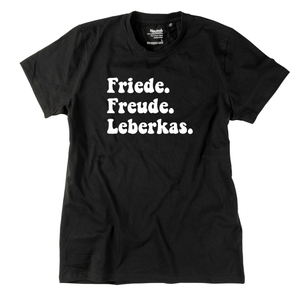 Herren-Shirt "Friede. Freude. Leberkas."