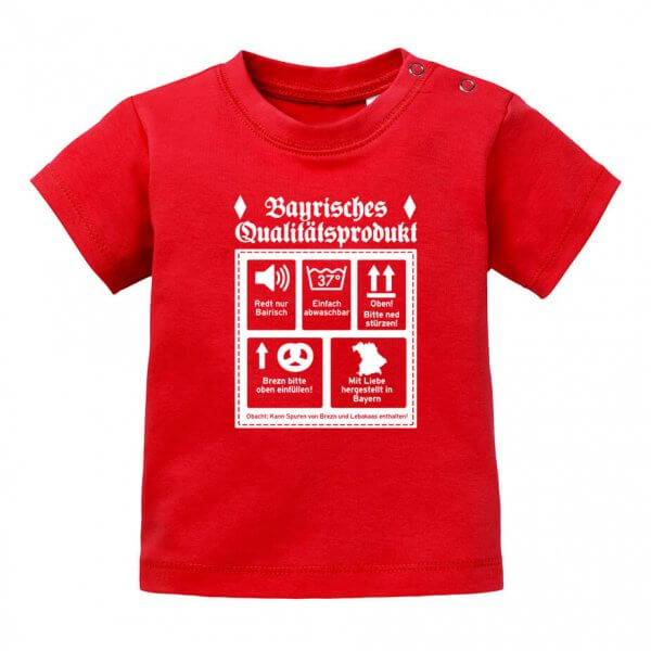 Baby T-Shirt "Qualitätsprodukt"