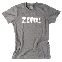 Herren-Shirt "ZEFIX!" L grau