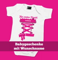 Baby Bodys mit Wunschname